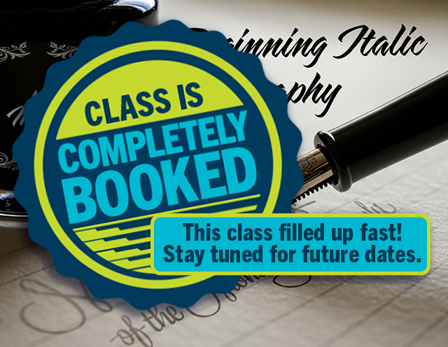 Beginning Italic Calligraphy with Mary Jo Howe